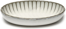 Serving Bowl Oval Inku M Inku By Sergio Herman Set/2 Home Tableware Bowls & Serving Dishes Serving Bowls White Serax