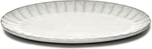 Plate Oval L Inku By Sergio Herman Set/2 Home Tableware Serving Dishes Serving Platters Cream Serax