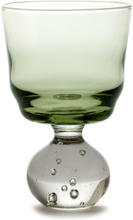 Stem Glass Eternal Snow S By Bela Silva Set/6 Home Tableware Glass Wine Glass White Wine Glasses Green Serax
