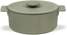 Pot Enamel Cast Iron D20 Surface By Sergio Herman Home Kitchen Pots & Pans Casserole Dishes Green Serax