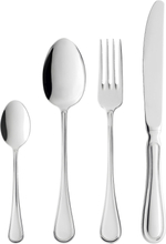 Bestiksæt Oxford 16 Dele Blank Stål Home Tableware Cutlery Cutlery Set Silver Gense