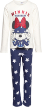 Pyjalong Imprime Pyjamas Sett Multi/mønstret Minnie Mouse*Betinget Tilbud