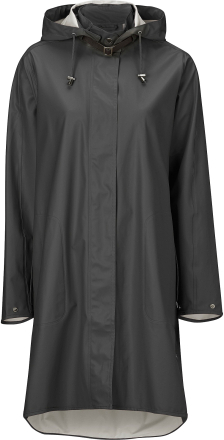Ilse Jacobsen Women's Raincoat Detachable Hood Dark Shadow Regnjackor 36