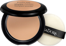 IsaDora Velvet Touch Sheer Cover Compact Powder Warm Tan - 10 g