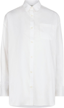 "Bs Clarisse Regular Fit Shirt Tops Shirts Long-sleeved White Bruun & Stengade"