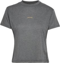 Aerial Woolmix Tee 2.0 Sport T-shirts & Tops Short-sleeved Grey Johaug