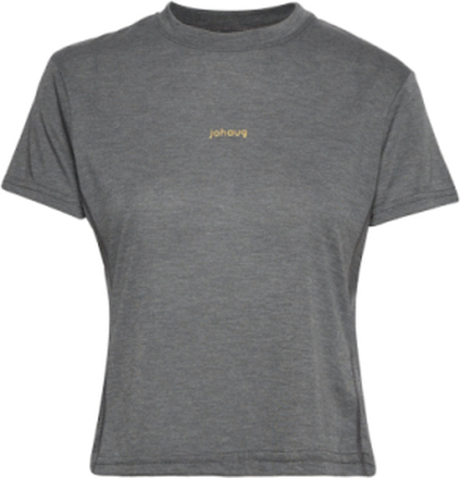 Aerial Woolmix Tee 2.0 T-shirts & Tops Short-sleeved Grå Johaug*Betinget Tilbud