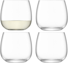 Borough Stemless Glass Set 4 Home Tableware Glass Drinking Glass Nude LSA International