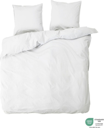 Ingrid Dobbelt Sengesæt Home Textiles Bedtextiles Bed Sets White By NORD