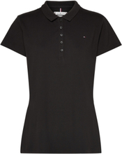 Heritage Short Sleeve Slim Polo Sport T-shirts & Tops Polos Black Tommy Sport