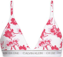 Calvin Klein BH CK One Cotton Triangle Bra Rosa blomstret Medium Dame