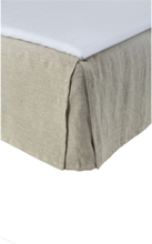 Miramar Bed Skirt Home Textiles Bedtextiles Bed Skirt Beige Himla