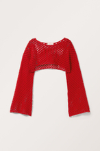 Knitted Bolero - Red