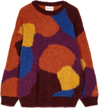 Multicolor Intarsia Jumper Tops Knitwear Jumpers Multi/patterned Bobo Choses
