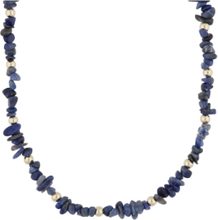 Capri St Neck 42 Accessories Jewellery Necklaces Pearl Necklaces Blå SNÖ Of Sweden*Betinget Tilbud