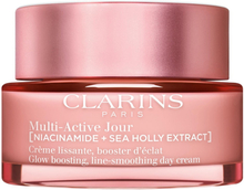 Clarins Multi-Active Jour Glow Boosting, Line-Smoothing Day Cream for Dry Skin - 50 ml