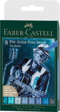 Tuschpennor Faber-Castell 167173 Blå