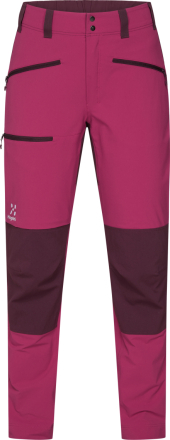 Haglöfs Haglöfs Women's Mid Standard Pant (2022) Deep Pink/Aubergine Friluftsbukser 38