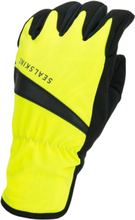 Sealskinz Men's Waterproof All Weather Cycle Glove Neon Yellow/Black Treningshansker S