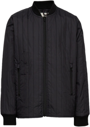 Quilt Januno Outerwear Jackets & Coats Quilted Jackets Svart Mads Nørgaard*Betinget Tilbud