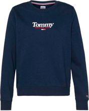 Tommy Hilfiger Women TJW Crew Sweatshirt Navy
