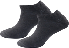 Devold Daily Shorty Sock 2-Pack Black Hverdagssokker 36-40