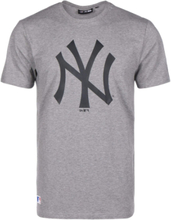 NEW ERA MLB New York Yankees Seasonal Team Logo Herren Baumwoll-Shirt trendiges Kurzarm-Shirt 12590906 Grau