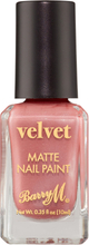 Barry M Velvet Nail Paint Oyster pink