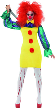 Penny The Clown - Klovnekostyme til Dame - Strl S