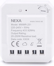 Nexa Innfelt fjernstrømbryter med dimmerfunksjon 250 W