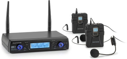 UHF200C-HB 2 kanaler VHF-radiomikrofon-set mottagare handmikrofon sändare