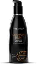 Wicked Aqua Cinnamon Bun Flavored Lubricant 60 ml