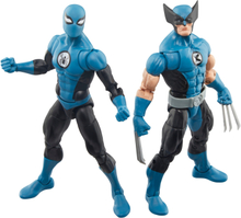 Hasbro Marvel Legends Series Wolverine and Spider-Man, Fantastic Four Comics 6 Action Figures