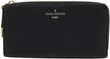 Louis Vuitton Noir Cashmere Veau Leather Comete Wallet Pre eide
