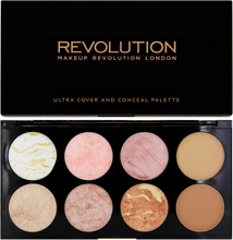 Makeup Revolution Ultra Blush And Countour Palette Golden Sugar Ultra Professional Blush Palette 8 High