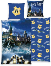 Harry Potter Duvet Set Blue 135 x 200 cm / 80 x 80 cm