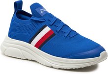 Sneakers Tommy Hilfiger Modern Runner Knit Stripes Ess FM0FM04798 Ultra Blue C66