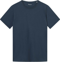 Knowledge Cotton Apparel Knowledge Cotton Apparel Agnar Basic T-Shirt Total Eclipse Kortermede trøyer S