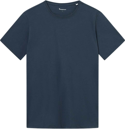 Knowledge Cotton Apparel Knowledge Cotton Apparel Agnar Basic T-Shirt Total Eclipse Kortermede trøyer XXL