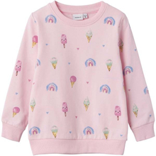 Name It Fransia sweatshirt til småbarn, parfait pink