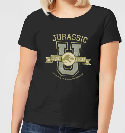 Jurassic Park Fossil Finder Women's T-Shirt - Black - M