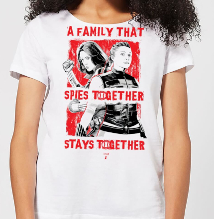 Black Widow Family That Spies Together Women's T-Shirt - White - XL - White