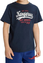 KangaROOS Kinder T-Shirt schlichtes Freizeit-Shirt mit Marken-Druck 39276720 Navy
