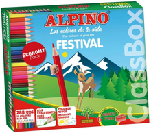 Färgpennor Alpino Festival 288 antal Multicolour