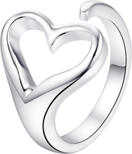 Ring "Heart" i 925 Sterling Silverplätering