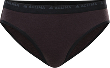 Aclima Aclima Women's LightWool Briefs Chocolate Plum Undertøy S