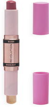 Makeup Revolution Blush & Highlight Stick Mauve Glow - 8,6 g