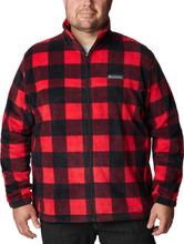 Columbia Montrail Men's Steens Mountain Printed Jacket Mountain Red Check Print Mellanlager tröjor S