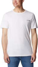 Columbia Montrail Men's Rapid Ridge II Organic Cotton T-Shirt White, Campsite Icons Graphic T-shirts S