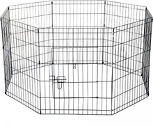 Recinto per cani gatti cuccioli roditori recinzione rete gabbia 8 pezzi